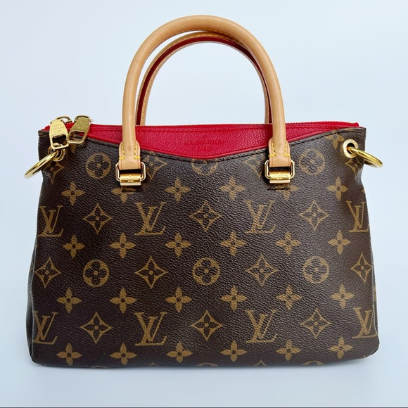 Louis Vuitton small satchel brown red - Picture 2 of 10